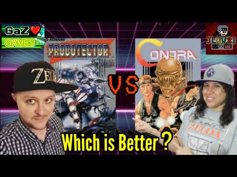 Contra VS Probotector Feat. GaZ loves Games