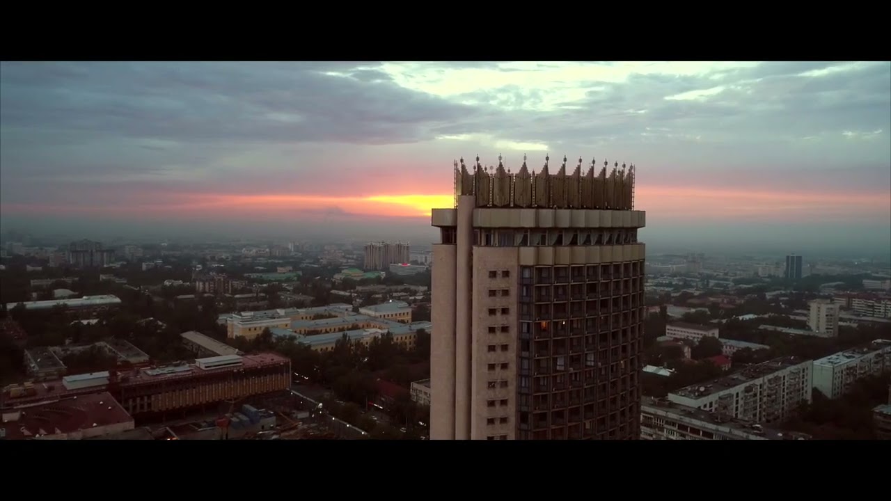 Almaty filming location Kazakhstan aerial