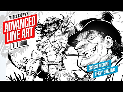 Patrick Brown's Advanced Line Art Tutorial - Preview Clip