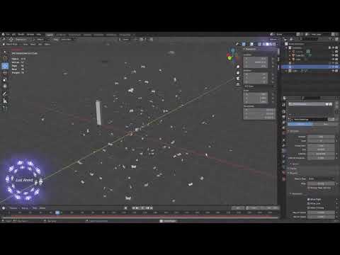 Blender 2021 - 2.93.4 - Previewing my Lazy Boid Moths