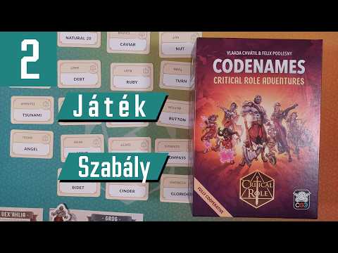 IGEN! | Codenames: Critical Role Adventures | Végigjátszás | 2. Rész | Szabályok Tömören - PumiGame