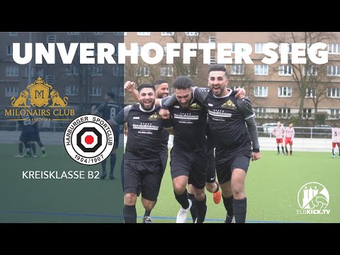 Tabellenführer gestürzt - Rapper Milonair jubelt | Milonairs Club - Harburger SC 2 (Kreisklasse B2)