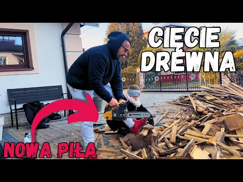 Cutting wood | Testing the new PM-PSP-2HP POWERMAT petrol saw #petrolsaw #home #wood