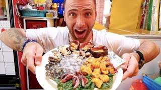 Exotic RAW KOREAN SEAFOOD at the Taejongdae Clam Tents | Busan, South Korea