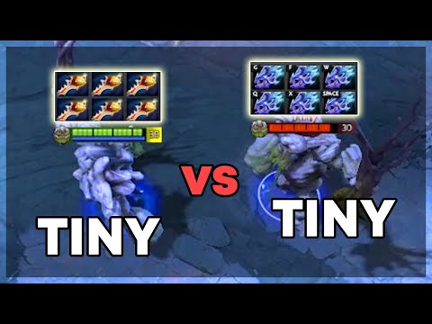 Tiny 6 Rapiers vs Tiny 6 Hyperstones - Dota 1v1 WHO WINS?