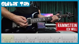 Rammstein - Ich Will - Guitar Tab | Cover | Tutorial | Lesson