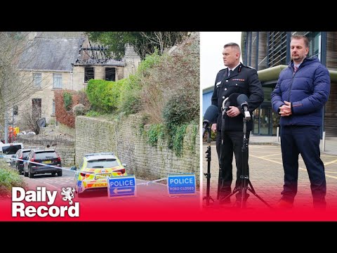 Police confirm mother and two children died in Boxing Day house fire near Stroud