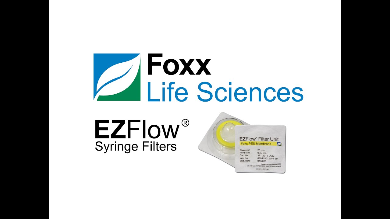 EZFlow® 25mm Syringe Filter, .2µm PES,Glass Fiber Prefilter, 100/pack — video