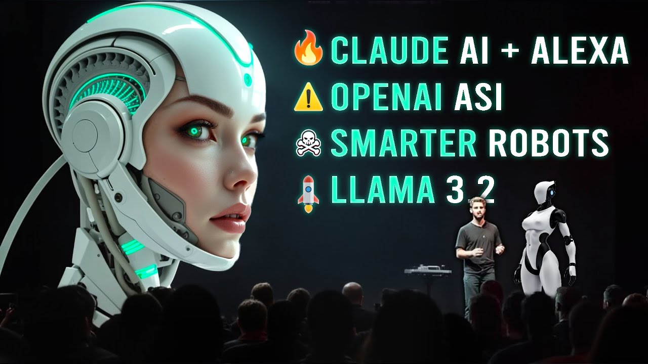 AI Shocks Again: Claude & Alexa, Smarter Robots, OpenAI ASI, Llama 3.2 & More (September News)