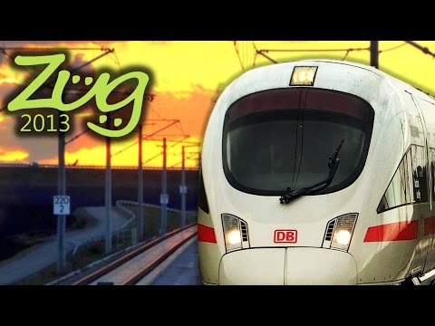 Zug2013: VDE 8.2 - NBS Erfurt-Leipzig/Halle Eröffnung - mit ICE-T und IC2