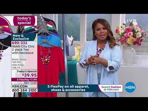 HSN | IMAN Global Chic Fashions 04.19.2020 - 05 PM