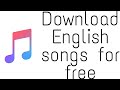 How to download English songs in Android