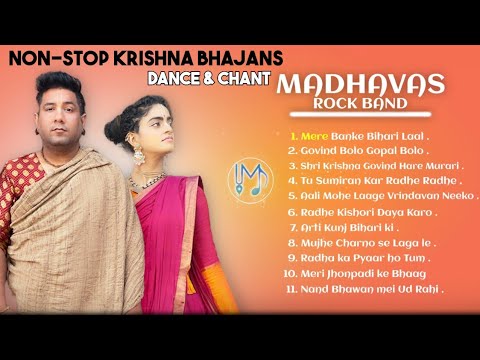 NonStop Dancing Krishna Bhajans Madhava's Top 11 DJ Remix Version Bhakti Songs for Special Festivals