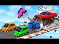 4 NOOBS Vs 1 CHASER In GTA 5