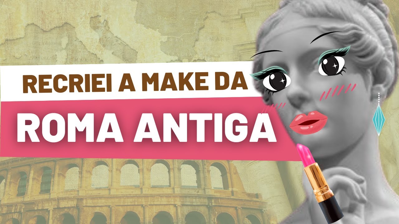 Recriei uma MAQUIAGEM DE 2 MIL ANOS  #historiadamoda