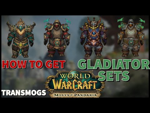 How to get Previous PVP Mists of Pandaria Gladiator Transmogs guide- World of Warcraft