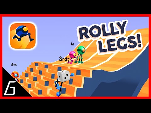 Rolly Legs - Gameplay Part 2 - Level 16 - 22 + First Skins (iOS, Android) - YouTube
