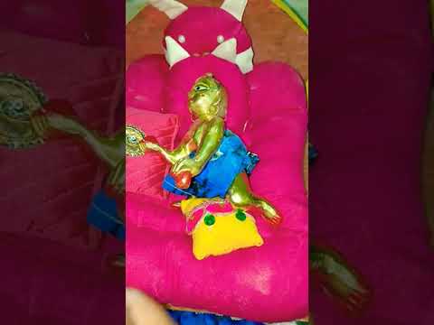 ||स्वप्न लोक से आ पंख लगा के आजा रे निंदिया आ रे आ रे|| 🥰❣️🥀 #शुभरात्रि #laddugopal #shorts
