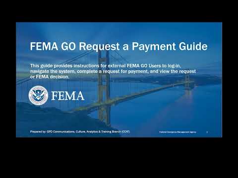 Fema Go Request A Payment Guide