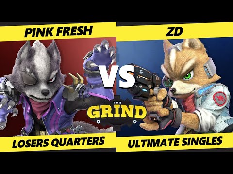 The Grind 200 Losers Quarters - Pink Fresh (Wolf) Vs. ZD (Fox) Smash Ultimate - SSBU