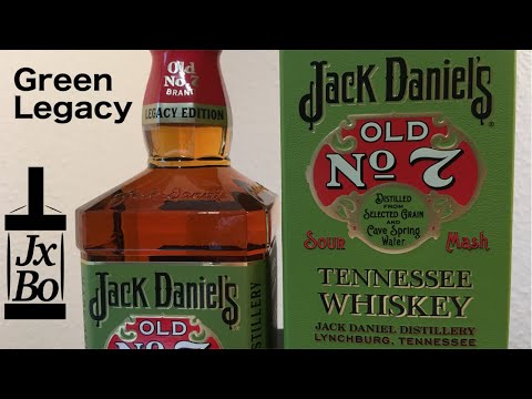 Green Legacy Old No.7 Jack Daniels Tennessee Whiskey collectible bottle 2018