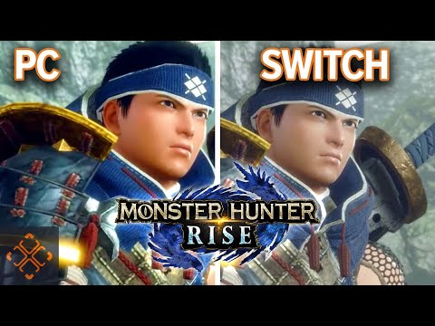 Monster Hunter Rise: PC and Switch Comparision (HD)