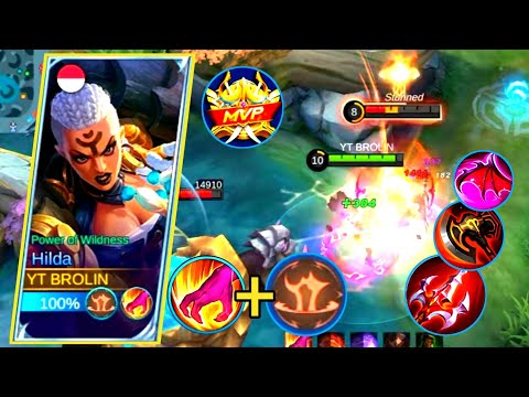 Hilda Best Build And Emblem Build 2023 ( Most Try ) 😋