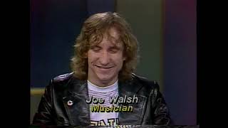 Joe Walsh interview about Kent homecoming+memorial - WEWS Live on 5 Cleveland Ohio 10/7/86