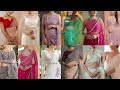 Transparent Saree Blouse Designs 2025 Modern Transparent Saree Blouse Designs