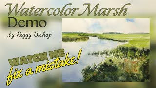 This Watercolor Marsh Almost Ruined—Here's What I Did