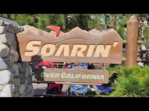 Soarin Over California at Disney California Adventure DCA - Full Ride
