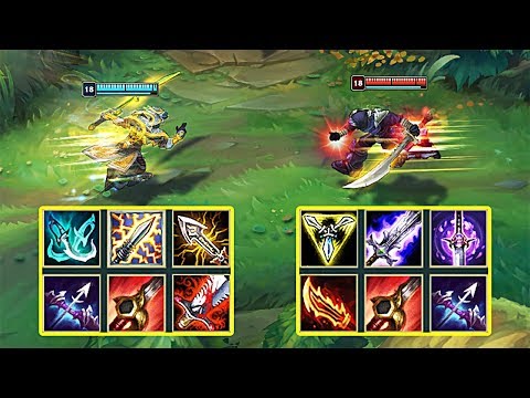 CRIT YI vs ON-HIT YI FULL BUILD FIGHTS