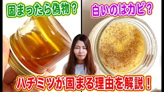 固まったら偽物？白いのはカビ？ハチミツの結晶化について解説！