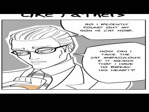 Miraculous Ladybug Comics Chat Noir "Persona 5 - Like Fathers"