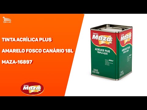 Tinta Acrílica Plus Semi Brilho 18L Vermelho Paixão - Video