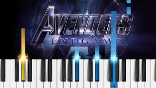 Avengers: Endgame - "Portals" - EASY Piano Tutorial
