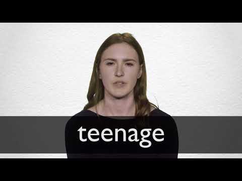 TEENAGE definition and meaning Collins English Dictionary