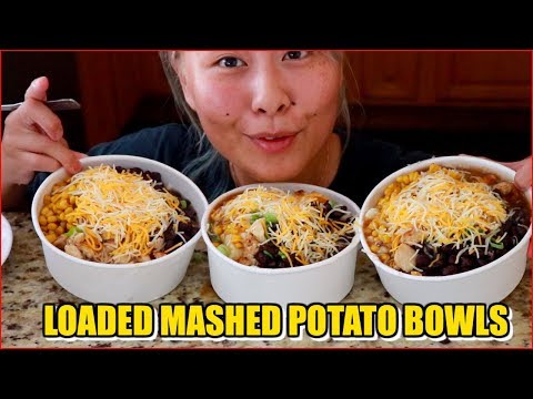 How to Make Loaded Mashed Potato Bowls - #RainaisCrazy - Cooking Recipe