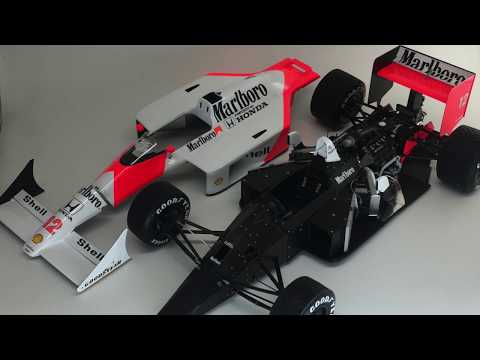 Thumbnail for Finished work : Model Factory Hiro 1/12 McLaren MP4/4 1988 Monaco GP Ayrton Senna by Car, McLaren MP4/4