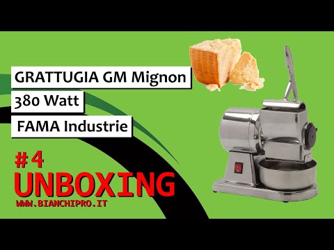 #4 unboxing Grattugia semi professionale GM Mignon FGM113 Fama industrie.
