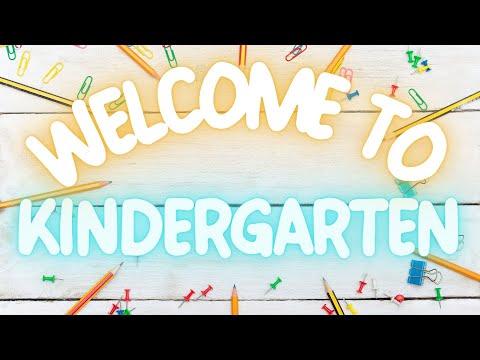 ✏️ Welcome to Kindergarten Classroom Screensaver | 2-Hour Back to School Digital Display