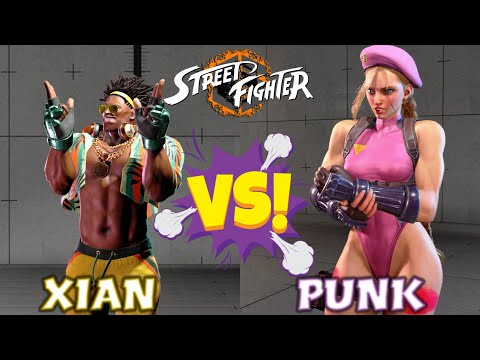 Street Fighter 6 Xian (DeeJay) Vs Punk (Cammy) SF6