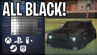 EVERY WAY TO GET A BLACK CAR IN ROCKET LEAGUE!!