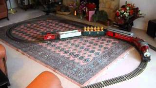 preview picture of video 'Christmas Day G scale Trains'