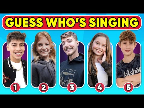 Guess Who Is Singing? | Salish Matter, Payton Delu, Royalty Family, MrBeast