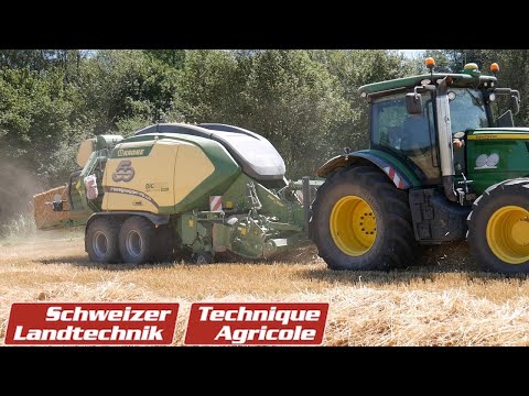 Krone «BigPack 1290 VC» mit Siliermittel-Zugabe