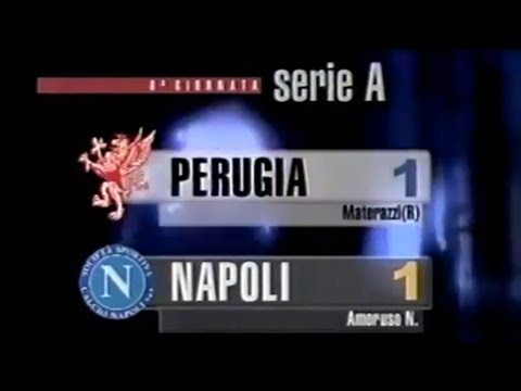 Perugia - Napoli 1-1 [6° Giornata Serie A 2000/2001]