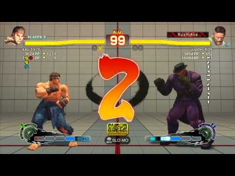 Super Street Fighter 4: Arcade Edition kao 1976 (Ryu) vs jupiter KOF (Dudley) - Ranked Match