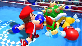 Mario & Sonic at the Olympic Games Tokyo 2020 - Boxing - Mario Vs All Character
