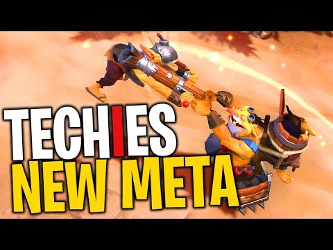 Techies New Meta - DotA 2 Funny Moments